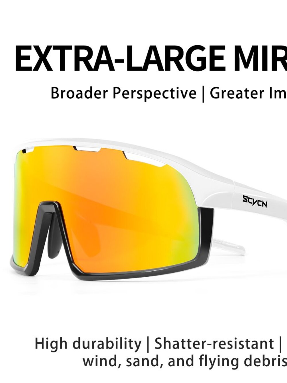 SCVCN Cycling Glasses - UV and Glare Protection for Mountain Biking - Outdoor
